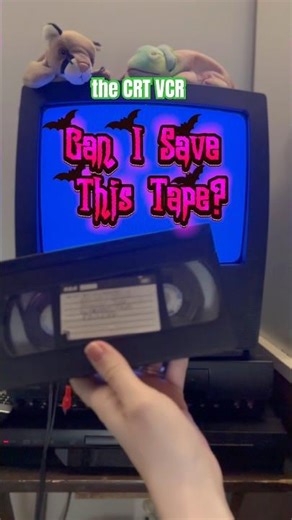 Can I Save This VHS? #vcr #vhs #nostalgia #retromedia