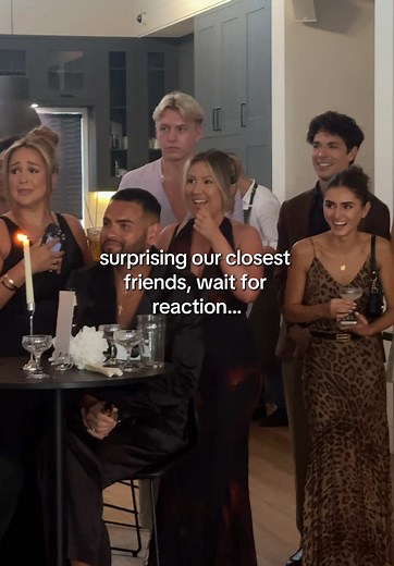 Surprising Friends with a Unique Wedding Reveal