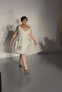 1.9K views · 22 reactions | From plus size models to drag, trans, and non-binary models, designer @reneecafaroatelier brought true inclusivity to #nyfw with her Spring 2026 collection. | Stylish Curves | Facebook