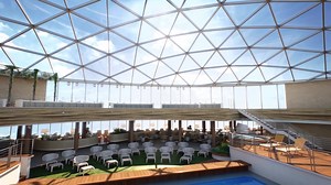 1K views |  Iona’s SkyDome: bringing the outside in  SkyDome on Iona is the place to be for relaxation, effortless dining and brilliant entertainment – day or night, whatever the weather. Ready to meet P&O Cruises' new star at sea? ⤵️ | Planet Cruise | Facebook