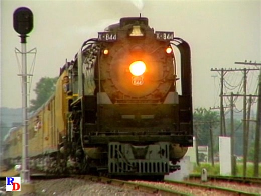 The Union Pacific 844 traverses the MacArthur Bridge and is seen at HN Cabin in St. Louis during the 1990 NRHS Convention. From the Pentrex show "St. Louis Steam Celebration" https://rfd.video/StLouisSteam | Steam Giants