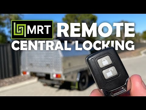 MRT Canopy Remote Central Locking Install | No more keys!