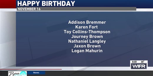 November 16 & 17 birthdays