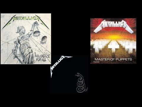 Metallica Mix 3 Albuns: Black / Justice / Master
