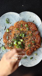 21K views · 868 reactions | These kimchi pancakes were so good!! LIKE SO GOOD!! You can find the full recipe here: https://thekoreanvegan.com/easy-crispy-korean-kimchi-pancakes-recipe/ Also, let me know what other recipes you’d like to see from me. What is YOUR quintessential comfort food? #kimchi #kimchpancakes #koreanfood #vegan | The Korean Vegan | Facebook