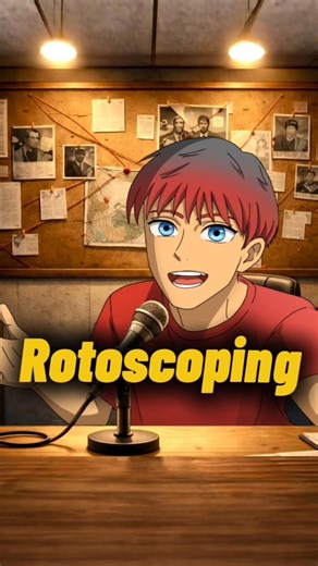 Animation With This... #makeinganime #2danimationtutorial #rotoscopy