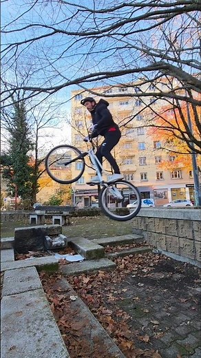 Gros sauts en VTT Trial 🔥 #bike #vtt #velo #biketrial