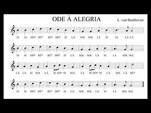Ode à alegria - FLAUTA DOCE