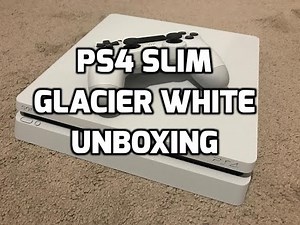 PS4 Slim Glacier White Unboxing