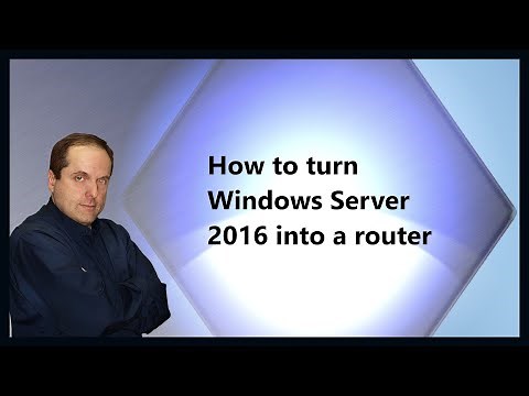 How to turn Windows Server 2016 into a router