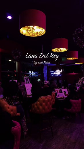 Star girls ⭐️💫 This Wednesday, enjoy a sip and paint inspired by Lana🩵 Bring your besties and come paint, Sip on Cocktails & listen to only her music all in one night 💿 Tickets linked in bio🎟️ Where: Cork Wine Bar in Joliet