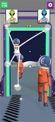 alien 👾👽 barred game 🎯#shortvideo #games #gameplay