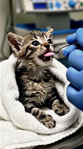 Abandoned Kitten Saved from Dumpster ❤️🐱