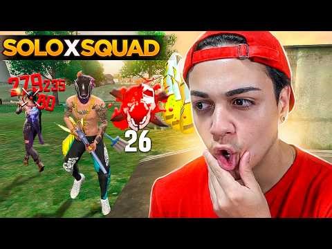 26 SOLO VS SQUAD KILLS, 90% HEADSHOTS WITH THE HARDEST SINGLE-SHOT WEAPONS IN FREE FIRE