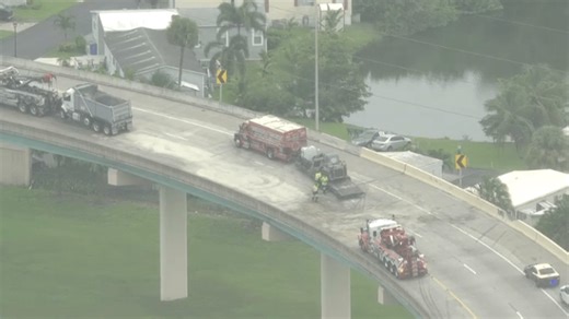 Dump truck driver killed in rollover crash on ramp to I-595 in Davie