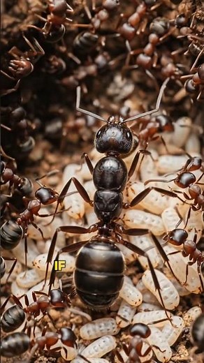 Do ants survive without their queen? 🐜❓ #Wildlife #Ants