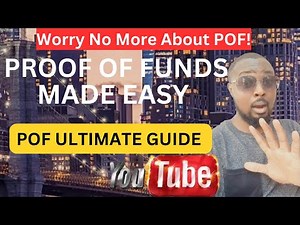 PROOF OF FUNDS MADE EASY! - POF COMPLETE GUIDE | ALL YOU NEED TO KNOW ABOUT POF | IMMIGRATE EASIER