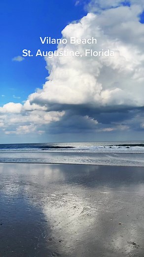 Sunny Day at Vilano Beach, St. Augustine, Florida
