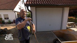 Schwierige Bauphase: Der Pool sorgt für Verzögerungen im Gartenprojekt