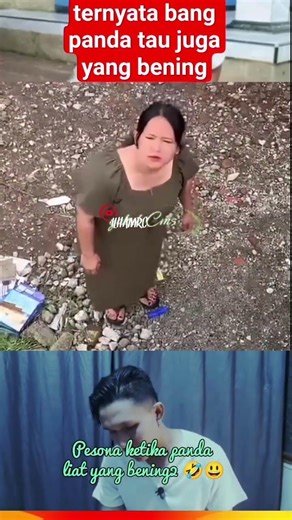 Pesona ketika panda liat yang bening2 😁😃