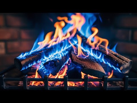 When Energy Finds Its Calm | Enjoy the Beauty of Blue and Orange Fireplace for Focus and Harmony