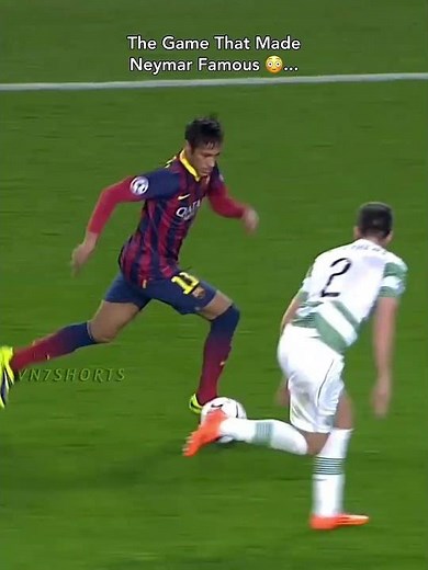 Neymar's Hat-Trick in UCL Debut 🥶