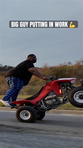 Big Guy Putting in Work 💪 #atv #bikelife #nationwidebikelife #bigboy