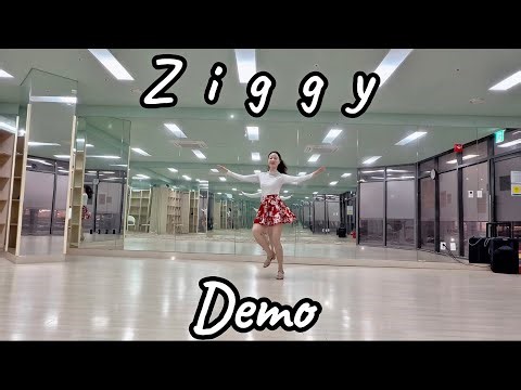 [Absolute 초급] Ziggy Line Dance Demo | Absolute Beginner | 첫수업 추천곡 | 지기 라인댄스