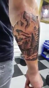 1.2K views · 18 reactions | Forest ,mountains,first session | Dublin Tattoo Art | Facebook