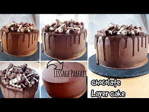 Layer Cake tout Chocolat / Technique de lissage parfait / Réussir votre Layer Cake facilement