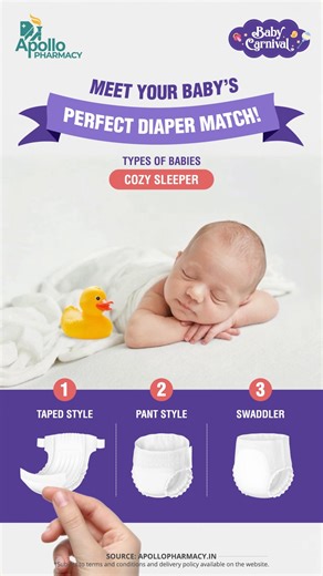 Every parent wants the best for their little one and diapers are no exception. While we often compare features and fit of the diaper, there’s one more thing that can guide your choice, your baby’s unique little personality! Keep watching to find your baby's match! #BabyCare #BabyEssentials #ParentingTips #BabyDiapers #DiaperGuide #ParentingHacks #BabyTips #Diapers #NewParents #MomLife #BabyProducts #TrendingNow (Apollo Pharmacy, Baby Carnival, Baby Care Tips, Baby Products, Baby Diaper, Leak-pro