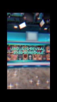 A look at the Jaguars 2026 schedule!