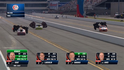 ☑️ No. 1 qualifier ☑️ Winner J.R. Gray Racing swept the weekend and picked up his second Congruity HR NHRA Pro Mod Series victory! The race was powered by Culp Lumber at the American Rebel Beer #4WideNats. | NHRA