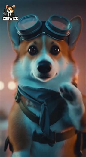 CORWICK: Corgi Shoots Down Crane’s Biplane & Steals the Flight Log – 12s of Insane Chaos!