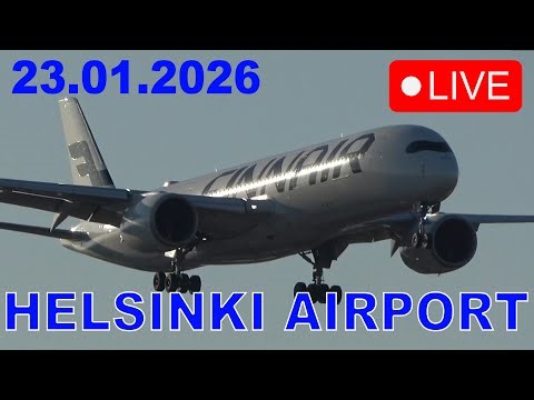 🔴 LIVE Helsinki Airport Plane Spotting (EFHK/HEL)