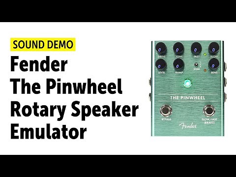 Fender The Pinwheel - Rotary Speaker Emulator - Sound Demo (no talking)