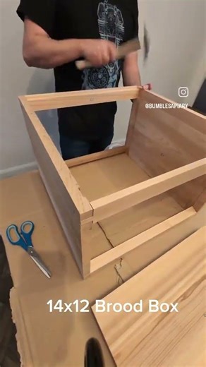 Building a Beehive - Part 3 - Brood box (14x12) #beekeeping