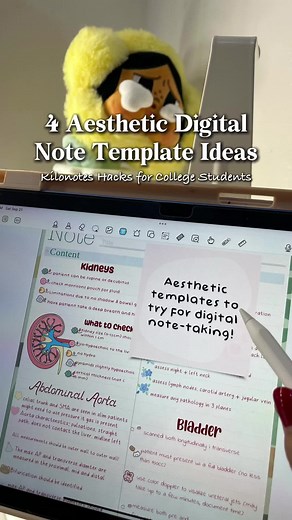 Best Aesthetic Digital Note Templates for Easy Note-Taking