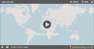 Stoke 4 Mile Loop on plotaroute.com