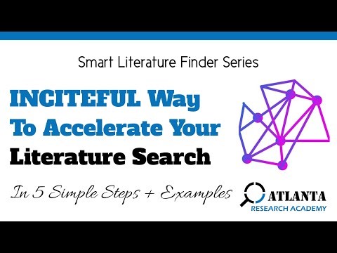 Inciteful Way To Accelerate Your Literature Search Process (In 5 Easy Steps)