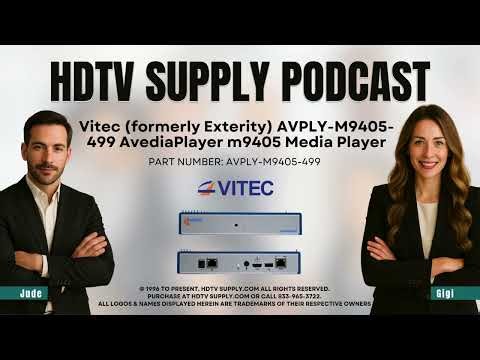 Vitec (formerly Exterity) AVPLY-M9405-499 AvediaPlayer m9405 Media Player