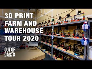 3D Print Farm and Warehouse Tour 2020