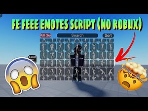Roblox FE Free Emotes Script (No Robux) - Works in all Games