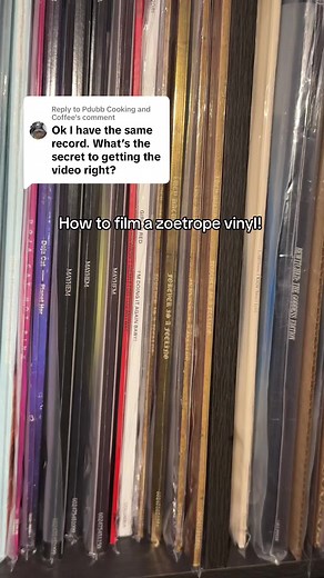 How to Film a Zoetrope Vinyl Tutorial