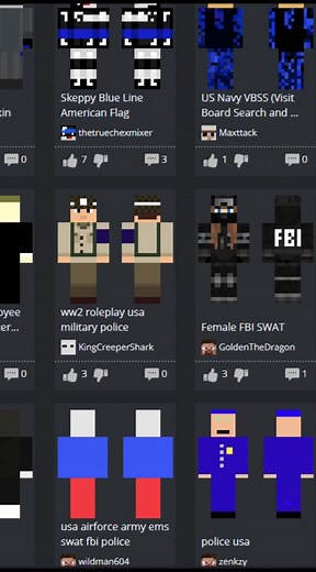 Mods de Trajes de Policía en Minecraft Bedrock
