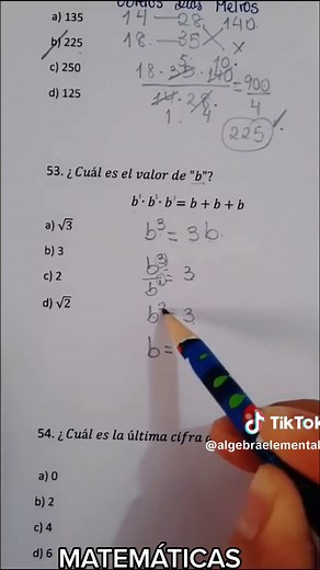 #matematicas #álgebrabásica #algebra1 #razonamientomatematico #algebraelemental1 #leyesdelosexponentes