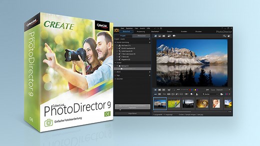 PhotoDirector 9 DE: Premium-Bildbearbeitung gratis