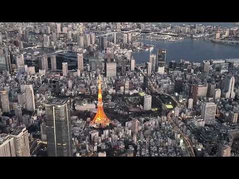 「ヘリで東京夜景を観る大満足プラン 50分の東京ナイトヘリクルージング」に行ってきました！の１分バージョン