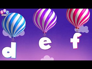 ABC Songs for Children | ABC Balloon Song