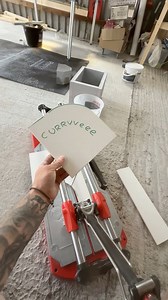 How To Curve Cut Tiles On A Manual Tile Cutter #how #howto #diy #doityourself #hack #pov #tiles #tips #reels | Jackthetileruk